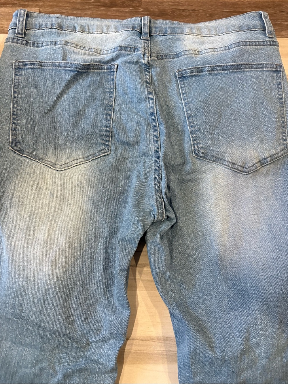 Light Wash Ripped Jeans - Picture 2 of 2